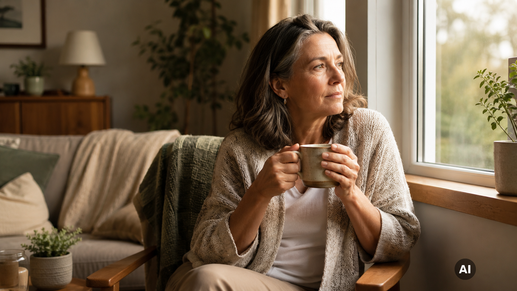 pausa, introspección, vida cotidiana, perimenopausia sin dramatización