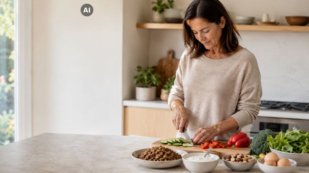 Proteína real después de los 40