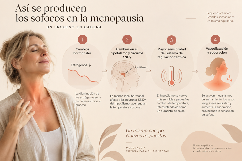 Qué ocurre en el cuerpo durante un sofoco